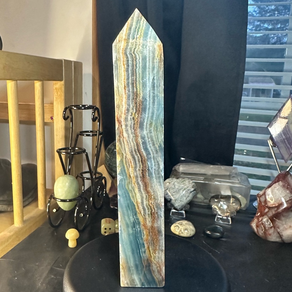 Blue onyx tower